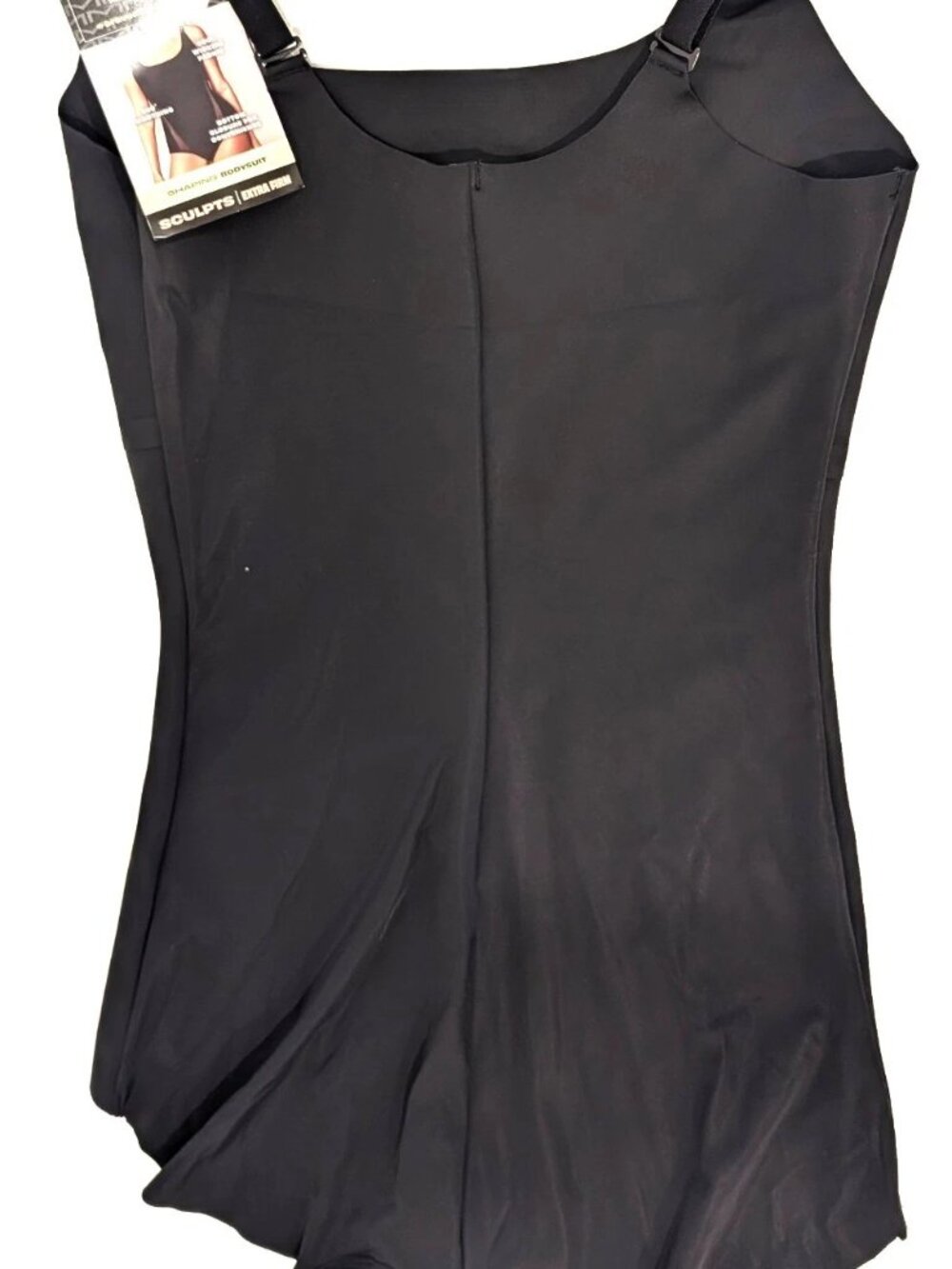 Maidenform Womens Extra Firm Sculpting Shaping Bodysuit Black Large NWT